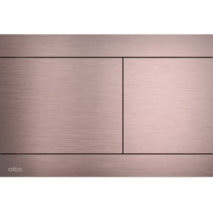 Clapeta actionare rezervor wc, otel inoxidabil red gold mat periat Alcadrain FUN-RG-B