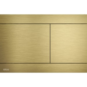 Clapeta actionare rezervor wc, otel inoxidabil auriu mat periat Alcadrain FUN-G-B