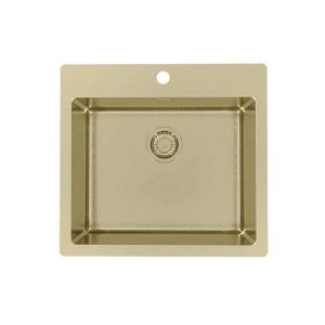 Chiuveta bucatarie inox culoare auriu Alveus Pure 70