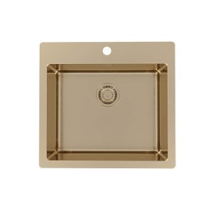 Chiuveta bucatarie inox culoare bronz Alveus Pure 70