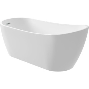 Cada baie freestanding Deante Arnika, 150 x 72 cm, alb lucios