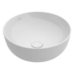 Lavoar pe blat alb lucios 43 cm, rotund, Villeroy  Boch Artis
