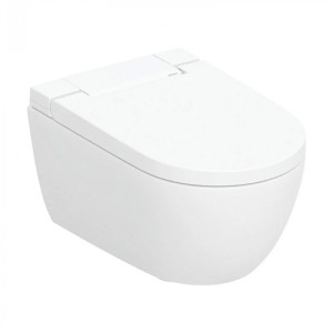 Set vas wc suspendat cu capac softclose si functie bideu Geberit AquaClean Alba