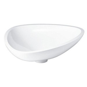 Lavoar baie pe blat alb 57 cm, asimetric, Hansgrohe Axor Massaud