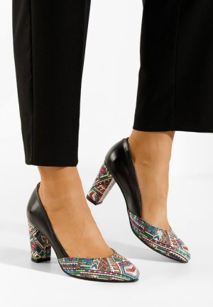 Pantofi dama piele naturala Elona V2 galbeni