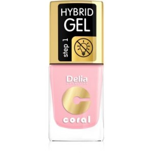 Delia Cosmetics Coral Nail Enamel Hybrid Gel lac de unghii sub forma de gel (DLCGELW_KLAQ20)