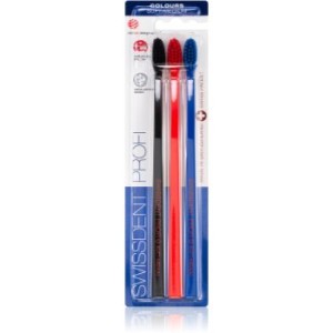 Swissdent Profi Colours periuțe de dinți soft-mediu