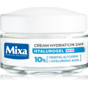 Mixa Hyalurogel Rich crema de zi intens hidratanta cu acid hialuronic