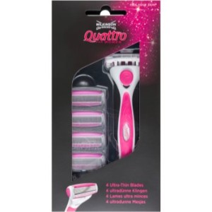 Wilkinson Sword Intuition Quattro for Women aparat de ras rezerva lama 4 pc