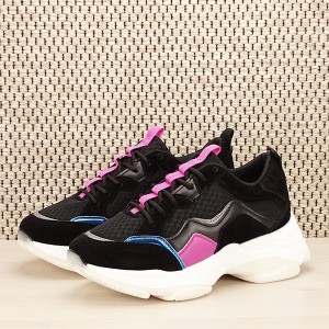 Sneakers negru Alina M3 (L874BLACK-40)