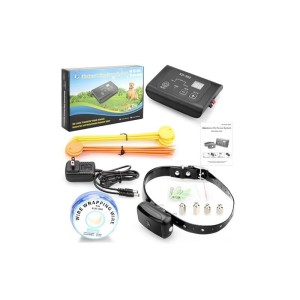 Gard Perimetru Electric Invizibil Wireless 300M pentru caini Reincarcabil Ajustabil Waterproof IP67 KD-990 (SKU0821)