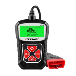 Diagnoza OBD2 KONNWEI KW310, Black, Afisare Erori + Descriere, Resetari, Live Data, ELM 327 OBDII (SKU1716)