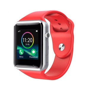 Ceas Smartwatch Techstar® A1, Camera Foto, Ecran 1.54inch, Bluetooth, Compatibil SIM si MicroSD, Apelare, Rosu (SKU1740)
