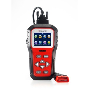 Diagnoza OBD2 KONNWEI KW860, Red, Afisare Erori + Descriere, Resetari, Live Data, Freeze Frame, ELM 327 OBDII (SKU1977)