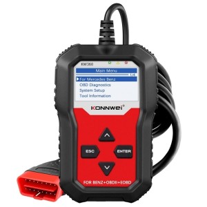 Diagnoza Dedicata, KONNWEI KW360, Pentru Mercedes Benz, Citire si Stergere Erori Dedicate, Programare Baterie, Interval Service, Adaptari, Live Data (SKU2152)