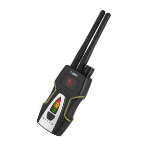 Detector Aparate Spionaj Techstar® T8000, Profesional, Detecteaza Camere, Microfoane, Localizatoare GPS, Reportofoane, Argintiu (SKU2189)