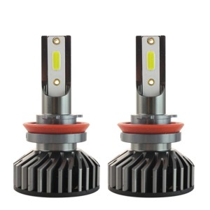 Set 2 LED-uri Auto Techstar® P1, H11/H8/H9, 36w, 4000 Lumeni, 6500K, AUTO, 12-24 Volti, DOB, Canbus, Miez Cupru, Radiator Aluminiu (SKU2357)
