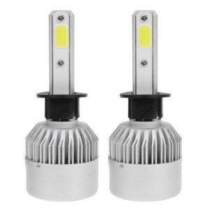 Set 2 LED-uri Auto Techstar® S2, H1, 36w, 4000 Lumeni, 6500K, AUTO, 12-24 Volti, COB, Canbus (SKU2507)