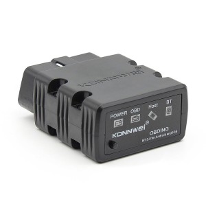 Instrument de scanare si diagnosticare auto, KONNWEI KW902, Mini ELM327, Bluetooth 5.0, OBD2, Compatibil Cu Android si Windows PC, Negru (SKU2818)