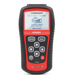 Instrument de scanare si diagnosticare auto, KONNWEI KW808, OBD2, Display 2.8 inch, citirea și ștergerea codurilor de eroare a motorului, vizualizarea pregătirii I/M, preluarea informațiilor autovehiculului, testul senzorului O2 (SKU2823)