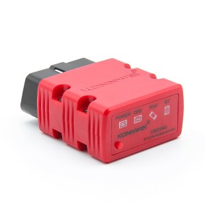 Instrument de scanare si diagnosticare auto, KONNWEI KW902, Mini ELM327, Bluetooth 5.0, OBD2, Compatibil Cu Android si Windows PC, Rosu (SKU2821)