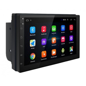 Navigatie Auto Multimedia Techstar® 7168, 2DIN, Android 8.1, 2 GB + 32 GB, GPS Radio, Wi-Fi, Display 7", Quad Core, MP5 Player, Negru (SKU2867)
