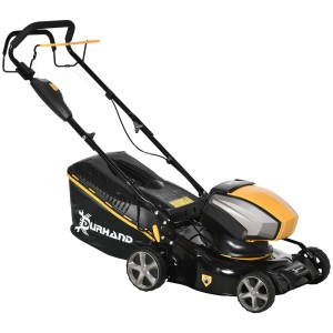 DURHAND Cositoare autopropulsata , cositoare fara fir cu 6 inaltimi de taiere reglabile, latime de taiere 42cm | Aosom Romania