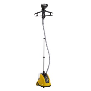 HOMCOM fier de calcat vertical cu vapor 1.4L 1800W, galben | Aosom Romania