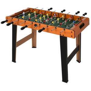 HOMCOM Joc de fotbal de masa cu 22 jucatori si accesorii incluse 84.5 x 40 x 62 cm | Aosom Romania