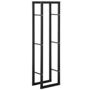 HOMCOM raft stocare lemne, vertical, de interior, 40x25x150cm | Aosom Romania