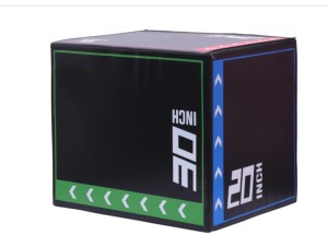 HOMCOM Cutie Pliometrică Multifuncțională 3 în 1, Antrenament CrossFit, MMA, Fitness Acasă sau la Sala, 76x51x61cm | Aosom Romania
